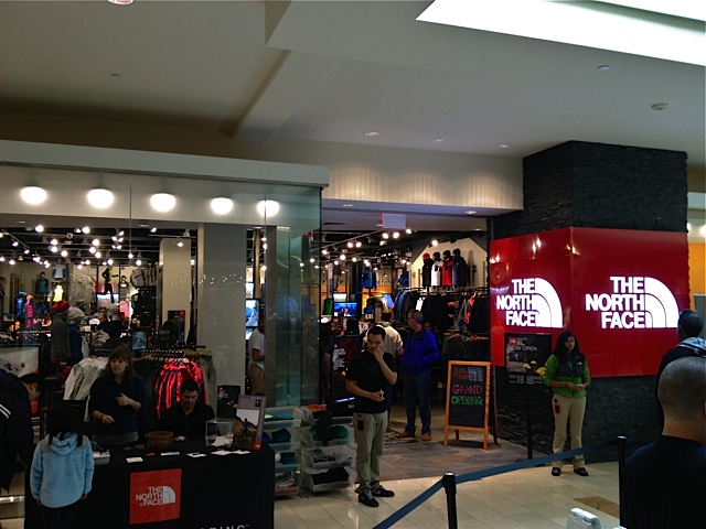 factory outlet the north face